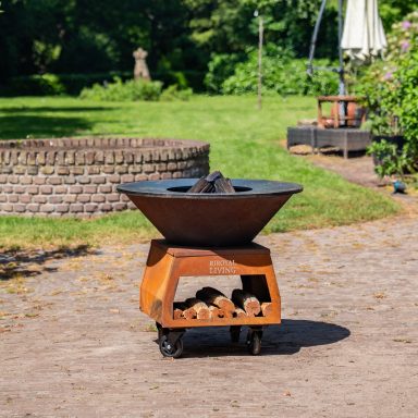 plancha Brasero corten